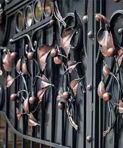 wrought iron gate embellishments
