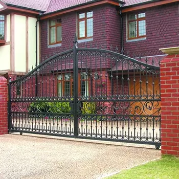 wrought iron driveway gates